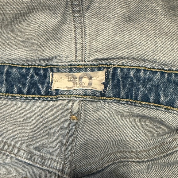 Free People Shelby Denim Overalls Women’s Size 30 - Picture 13 of 13